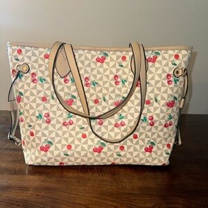 Cherry Patterned Tote Bag